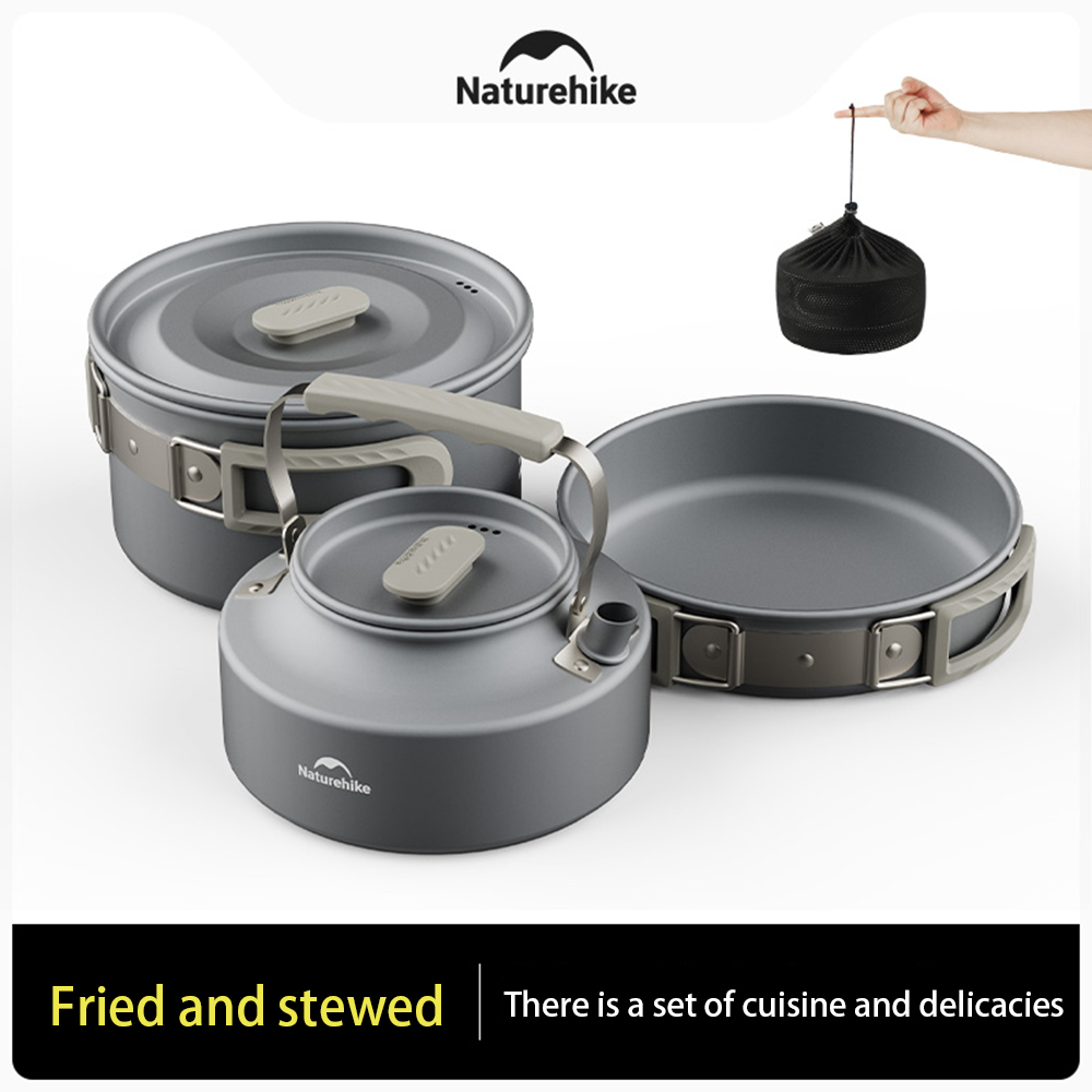 Naturehike Outdoor Pot Set,Cam - Outdoor Camping Cooking Set reseña y precio