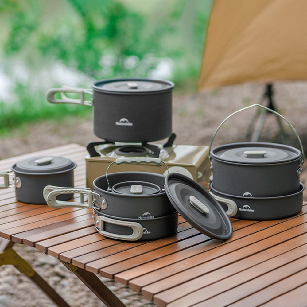 Naturehike Outdoor Pot Set,Cam - Outdoor Camping Cooking Set reseña y precio