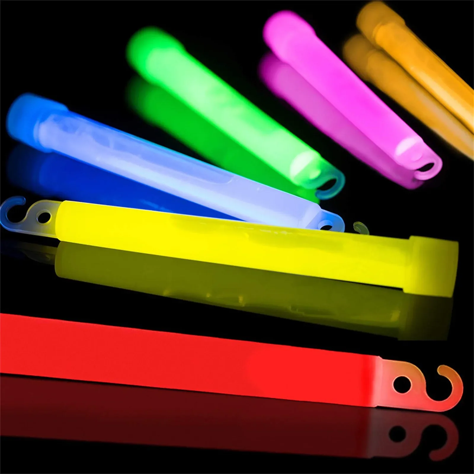 Glow Sticks with Hook 4/6 inch - Glow Sticks Survival reseña y precio