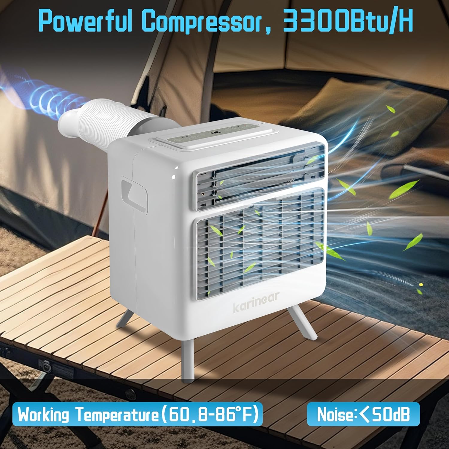 Portable Air Conditioner for C - Outdoor Camping Air Conditioner reseña y precio