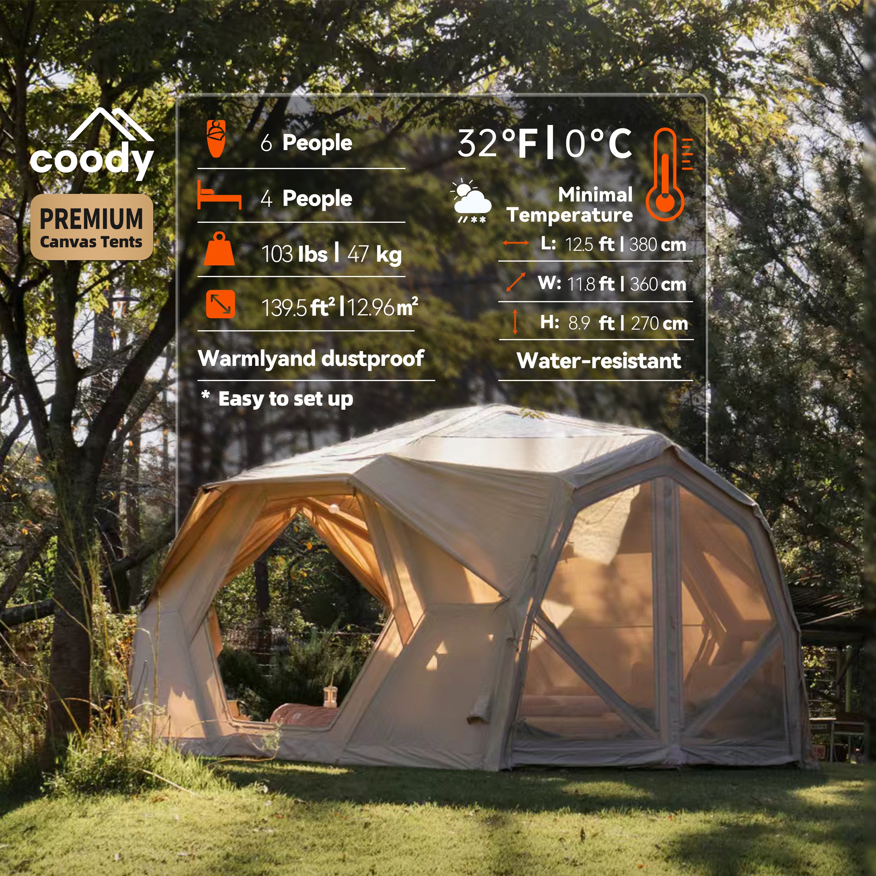 Hubshelter Pro Air Tent-Beige  - Camping Zelt Outdoor reseña y precio