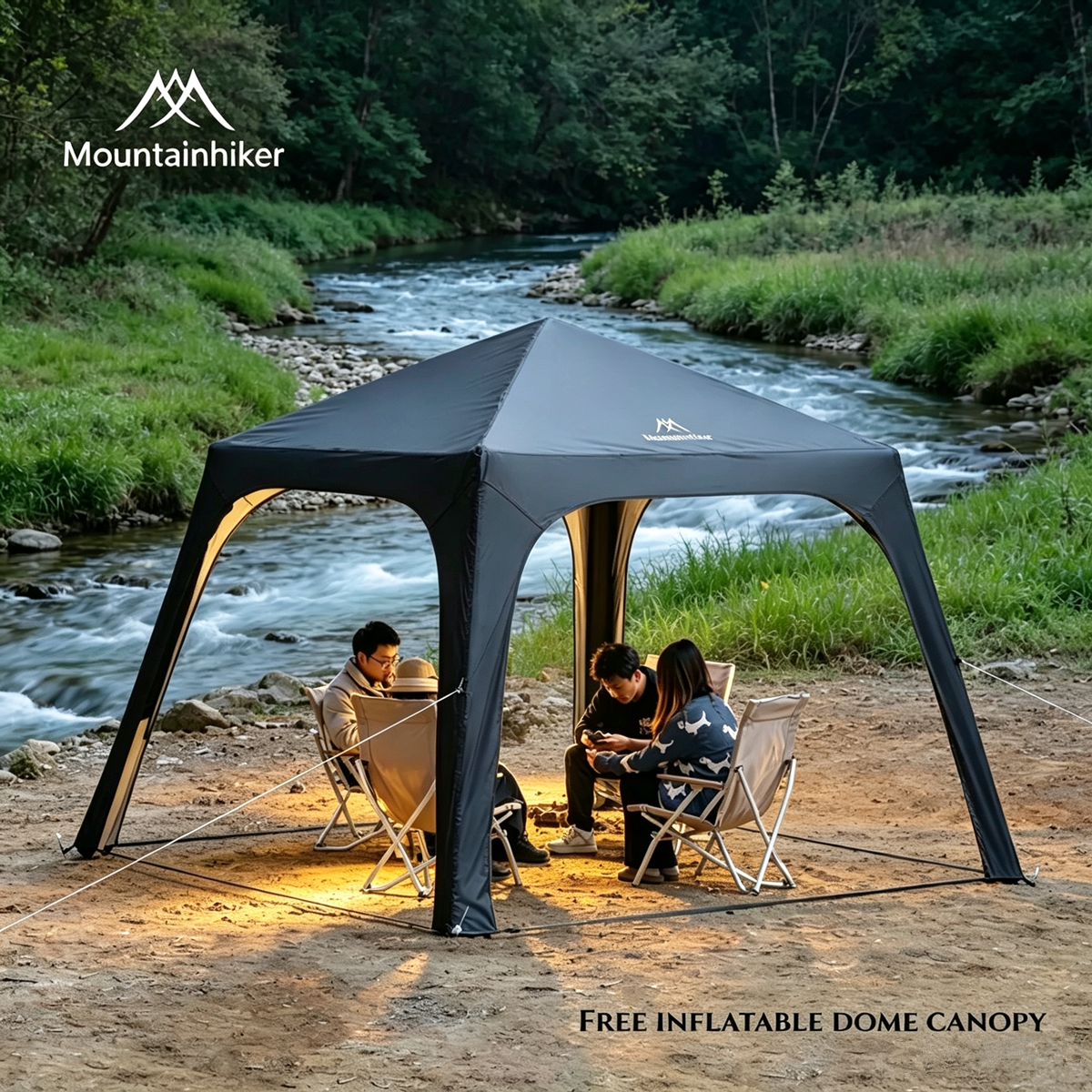 Mountainhiker 3x3M Free Inflat - Outdoor Camping Dome reseña y precio