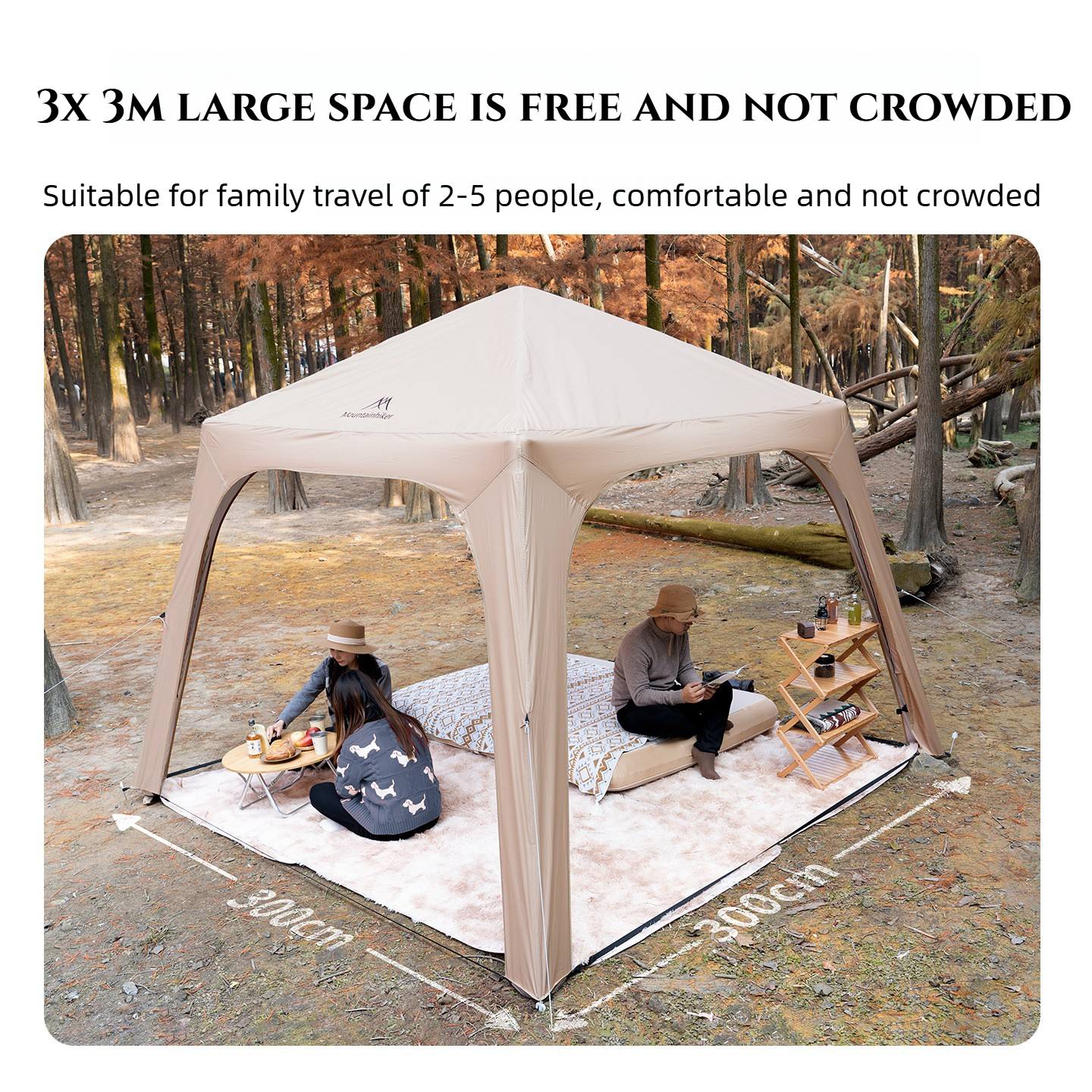 Mountainhiker 3x3M Free Inflat - Outdoor Camping Dome reseña y precio