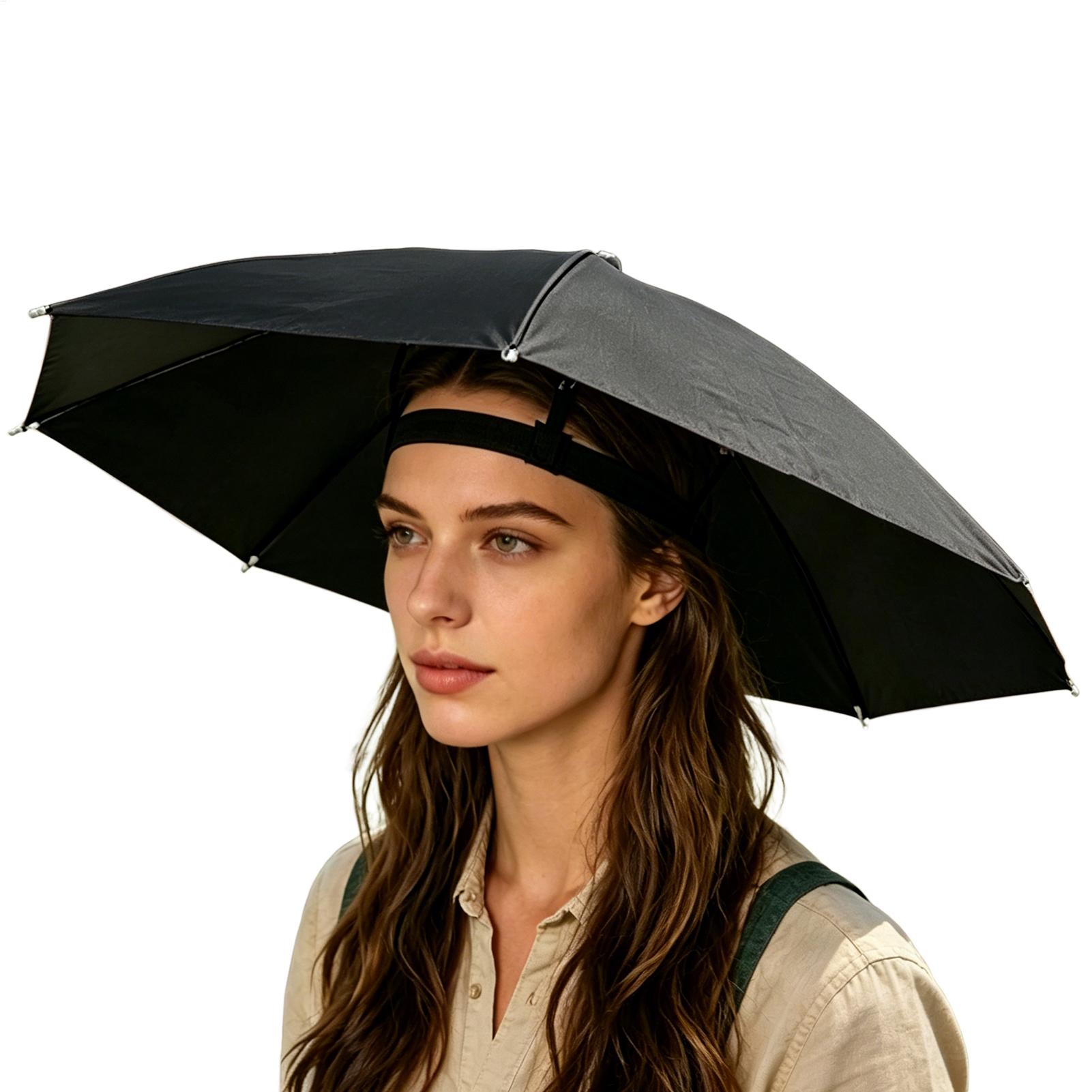Folding Umbrella Hat Waterproo - Outdoor Camping Hat reseña y precio