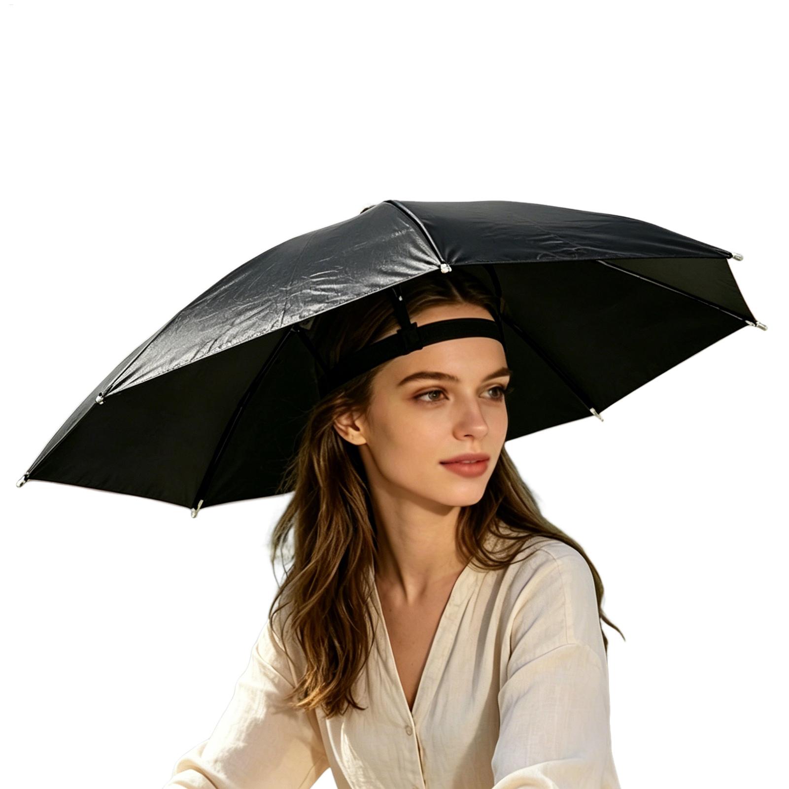 Folding Umbrella Hat Waterproo - Outdoor Camping Hat reseña y precio