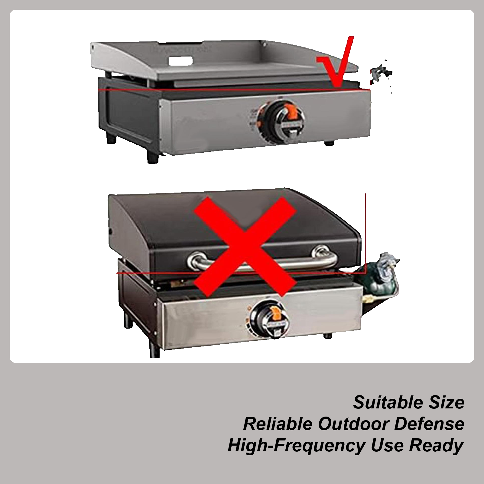 Grilling Cover Heavy Duty Wate - Outdoor Camping Cooking Table reseña y precio