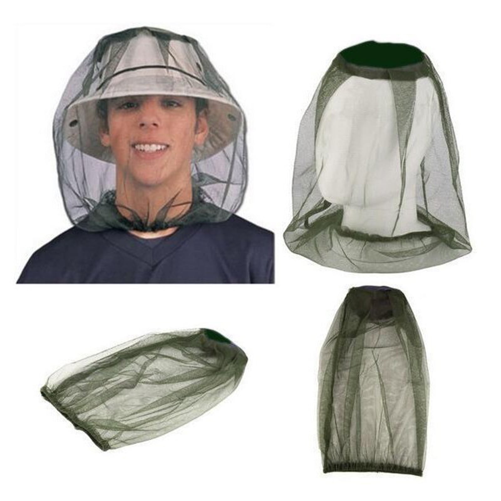 Mesh Head Net Fishing Hat Anti - Outdoor Camping Hat reseña y precio