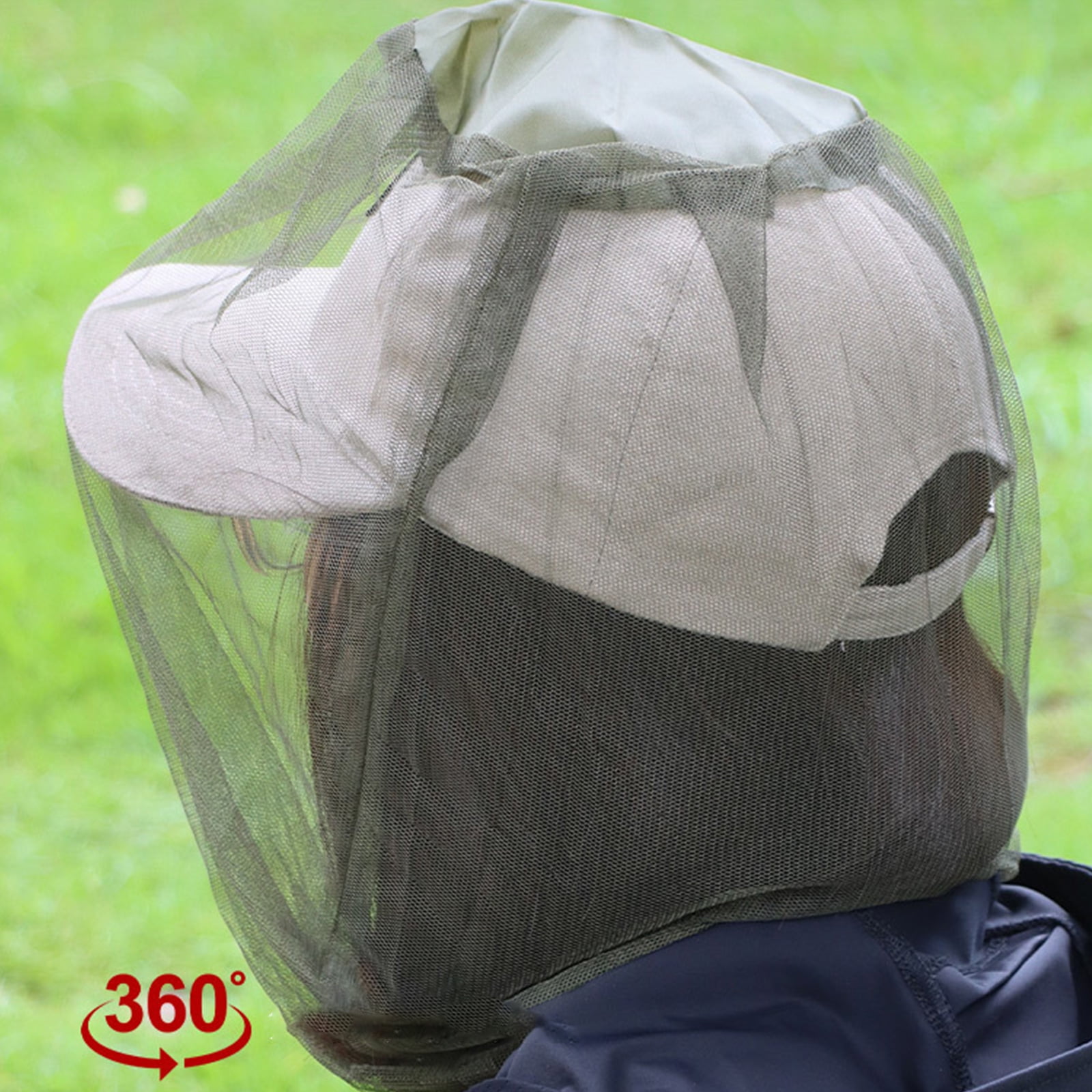Mesh Head Net Fishing Hat Anti - Outdoor Camping Hat reseña y precio